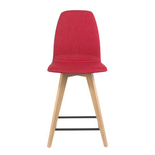 chaise hauteur plan de travailavec pieds métalliques
