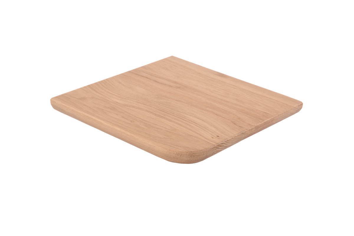 Plateau en bois massif chant arrondi