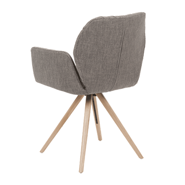 Chaise avec pieds bois