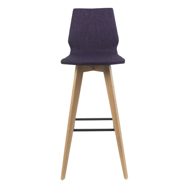 Chaise de bar avec pieds bois