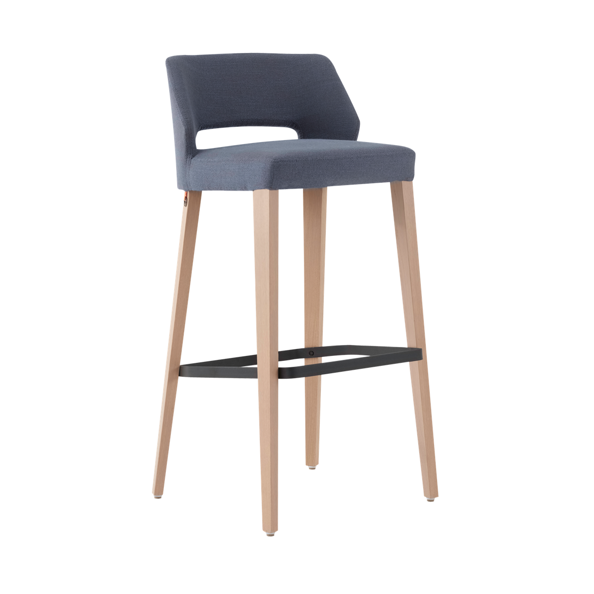 Chaise de bar avec pieds bois
