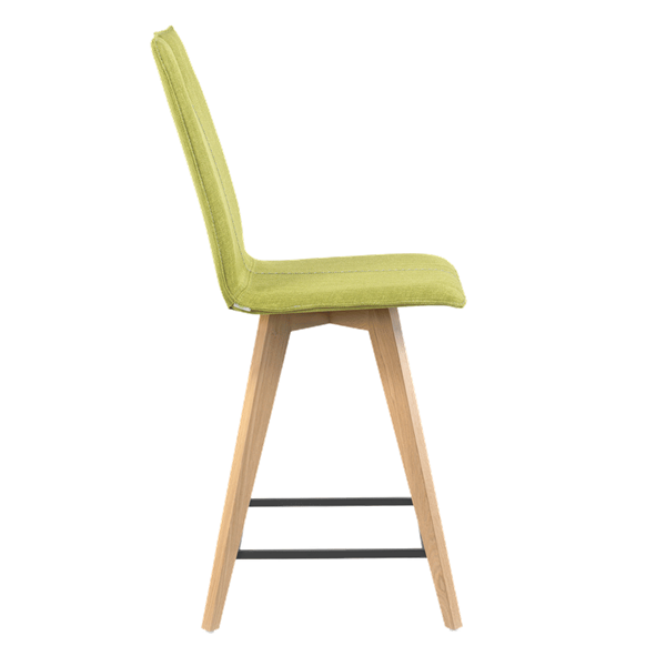 Chaise hauteur plan de travail avec pieds bois