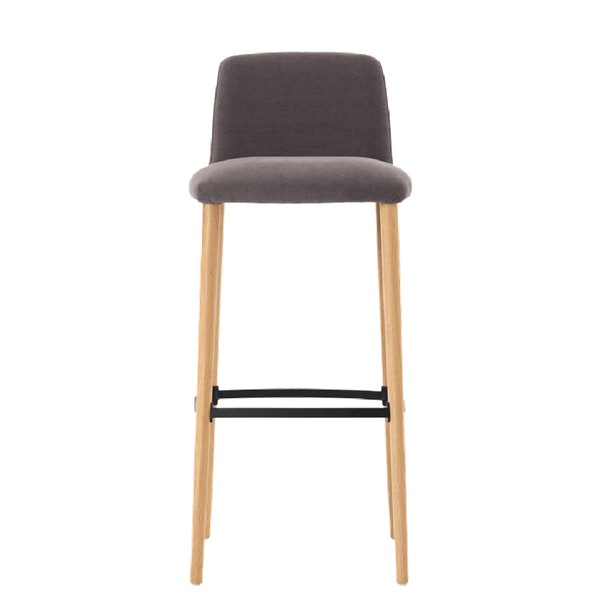 Chaise de bar avec pieds bois