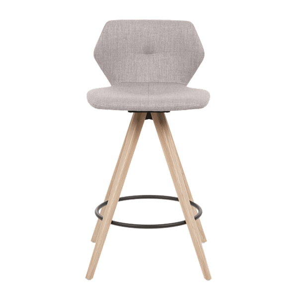 Chaise hauteur plan de travail avec pieds bois