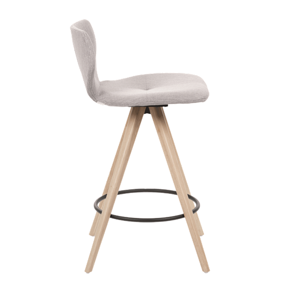 Chaise hauteur plan de travail avec pieds bois
