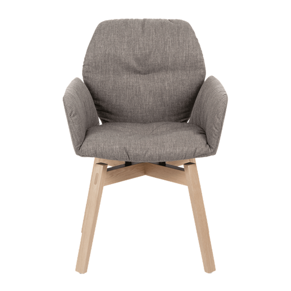 Chaise avec pieds bois