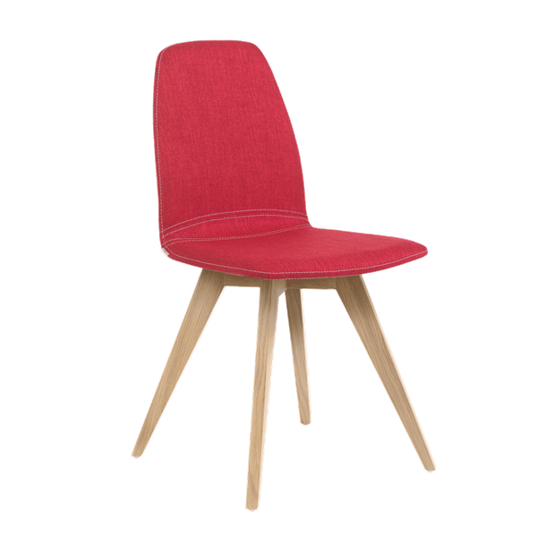 Chaise avec pieds bois