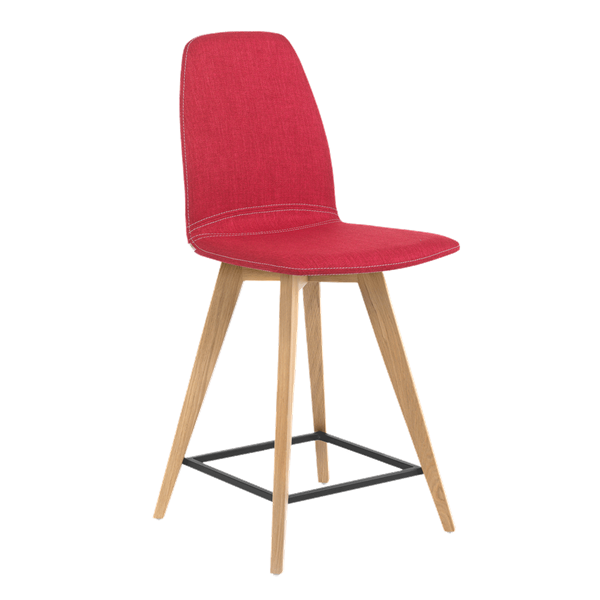chaise hauteur plan de travailavec pieds métalliques
