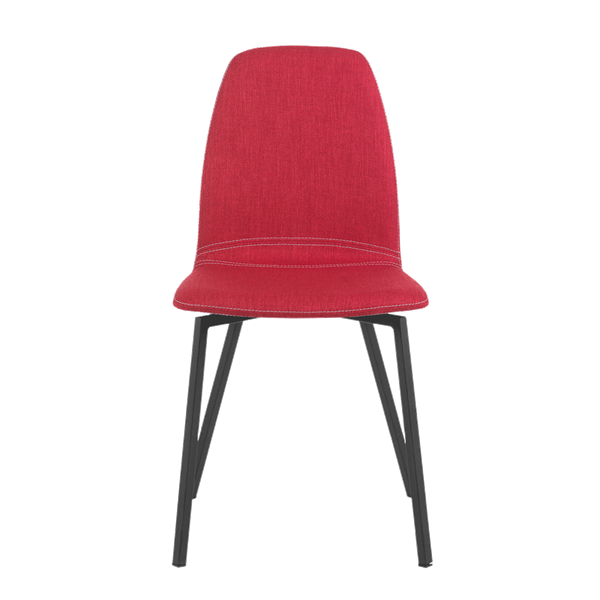Chaise avec pieds métalliques