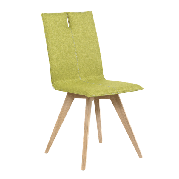Chaise avec pieds bois