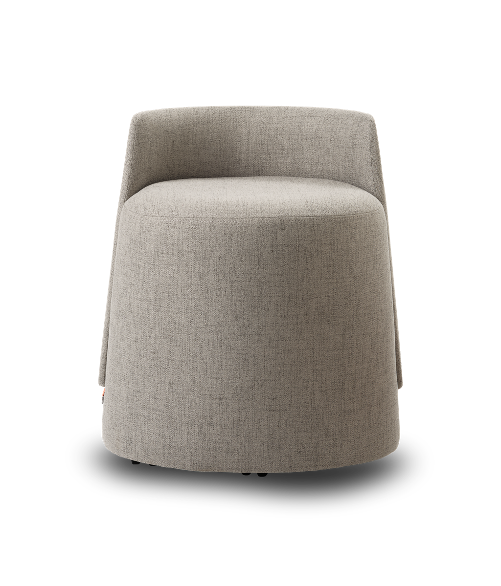 Pouf sur roulettes