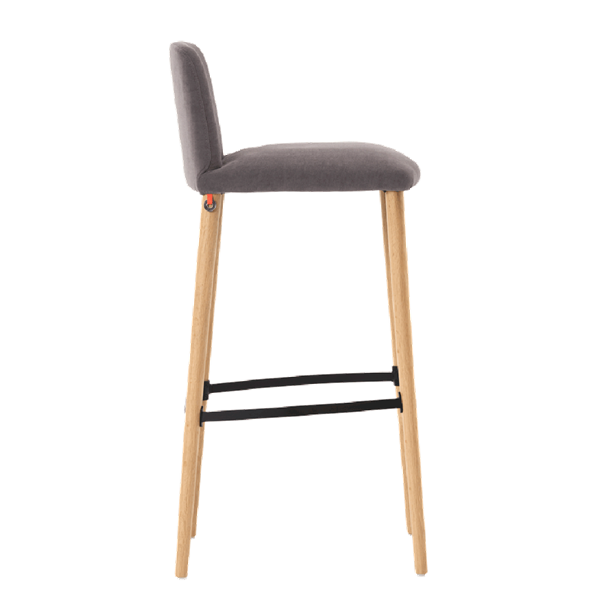 Chaise de bar avec pieds bois