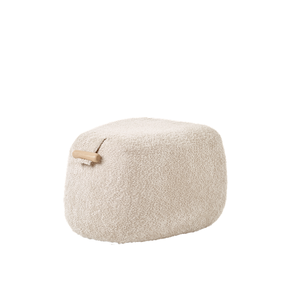 Pouf avec poignée