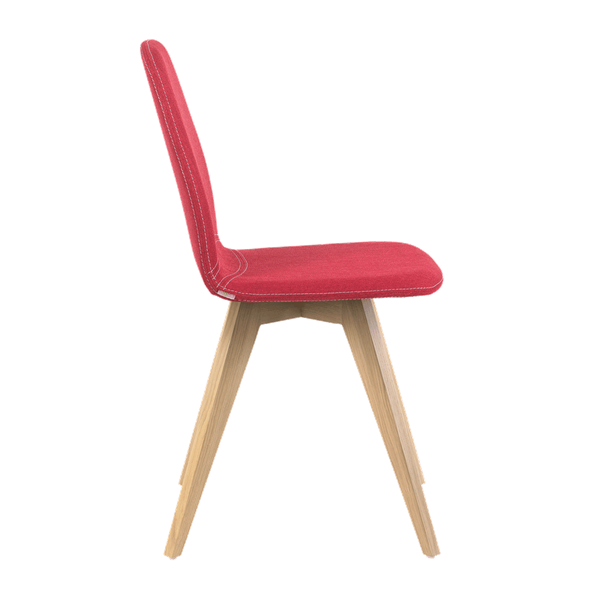 Chaise avec pieds bois