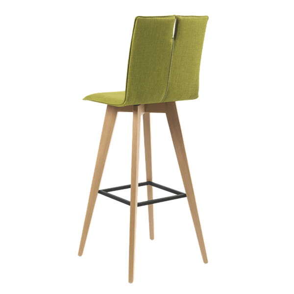 Chaise de bar avec pieds bois