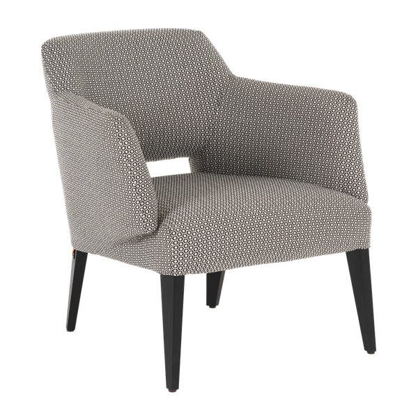 Fauteuil avec pieds bois