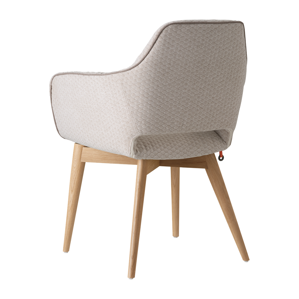 Chaise avec accoudoirs et pieds bois