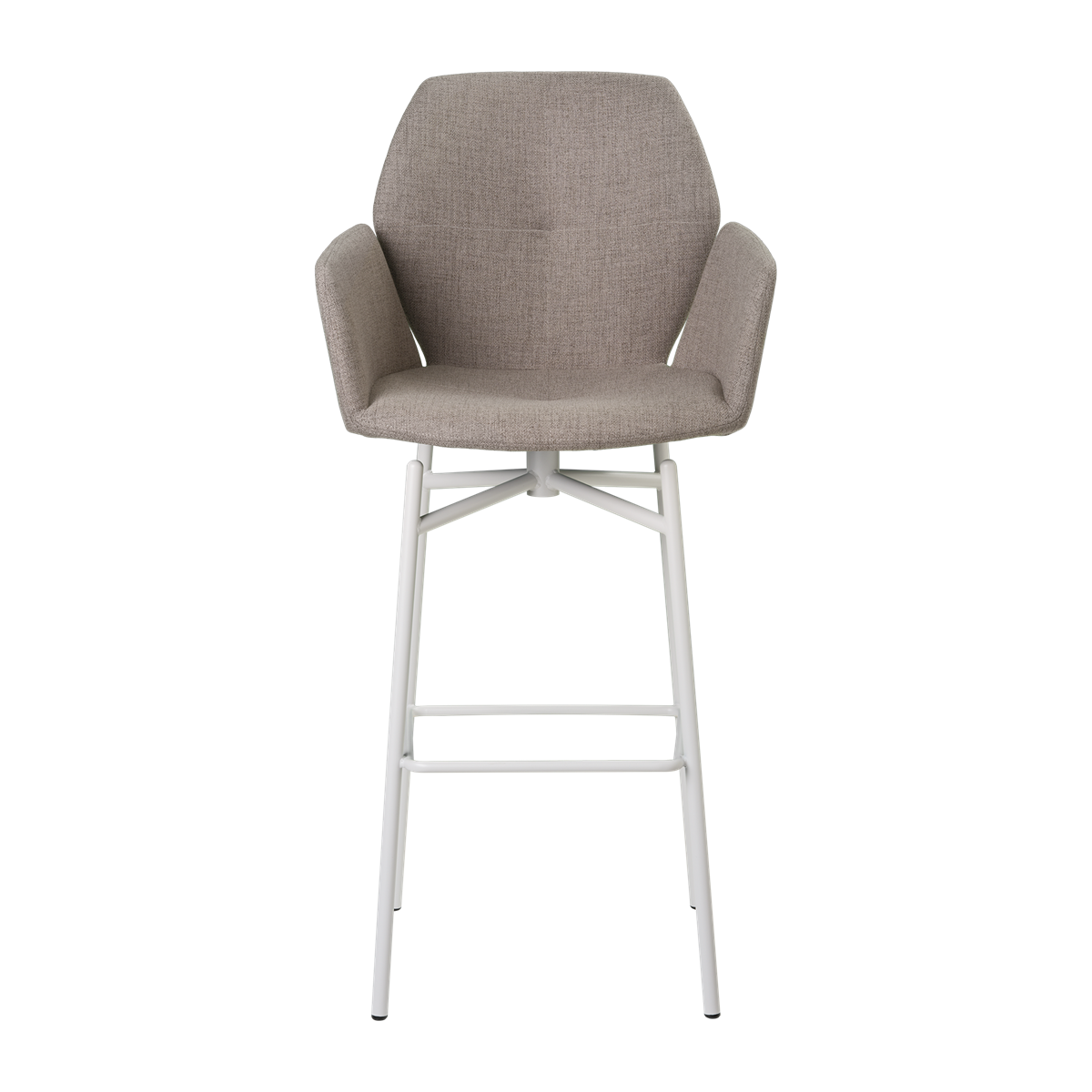 Chaise de bar avec accoudoirs et pieds bois