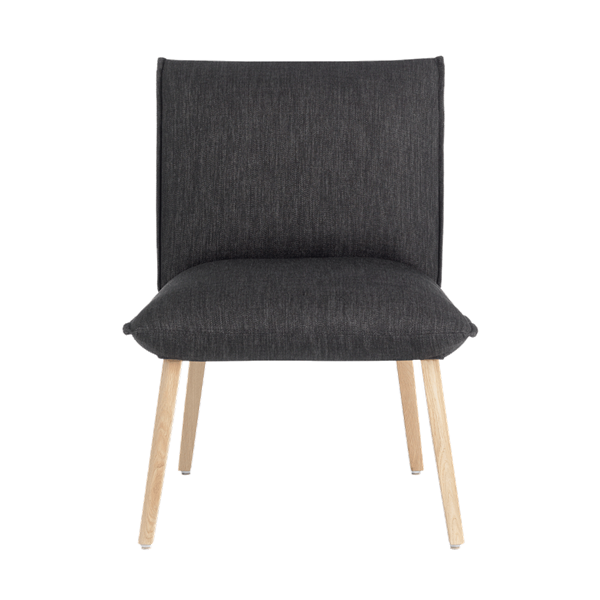 Chaise loungeavec pieds bois