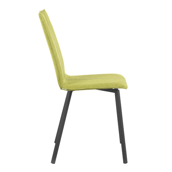 Chaise avec pieds métalliques