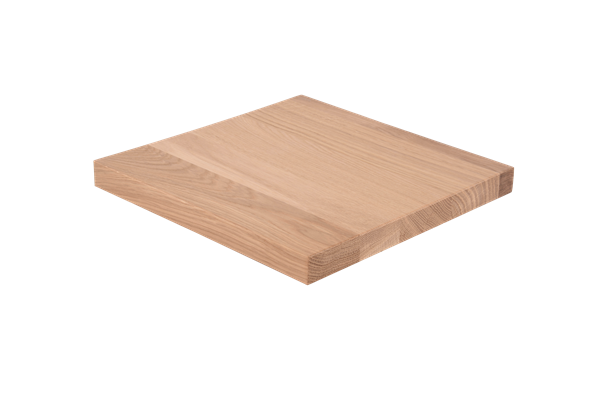 Plateau en bois massif chant droit