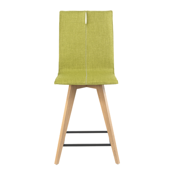 Chaise hauteur plan de travail avec pieds bois