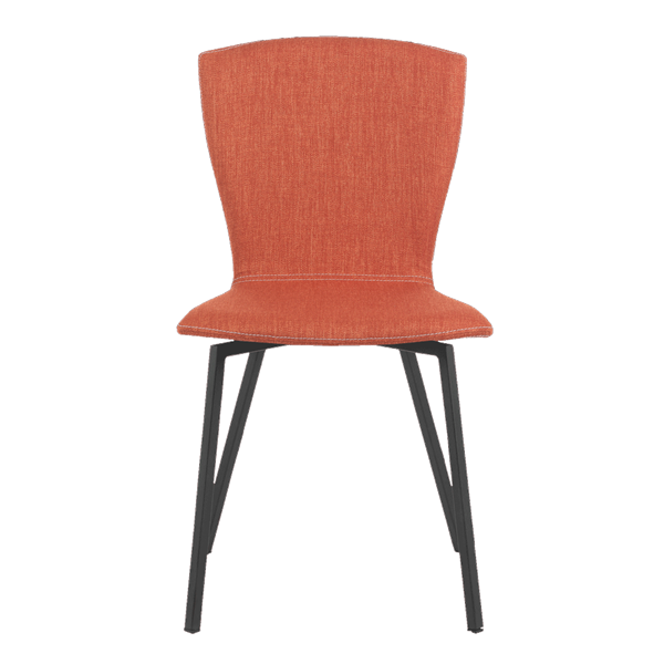 Chaise avec pieds métalliques