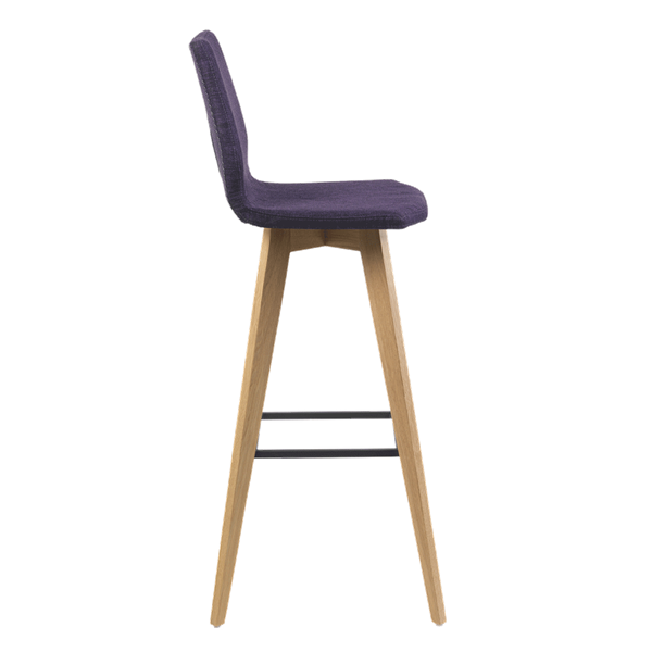 Chaise de bar avec pieds bois