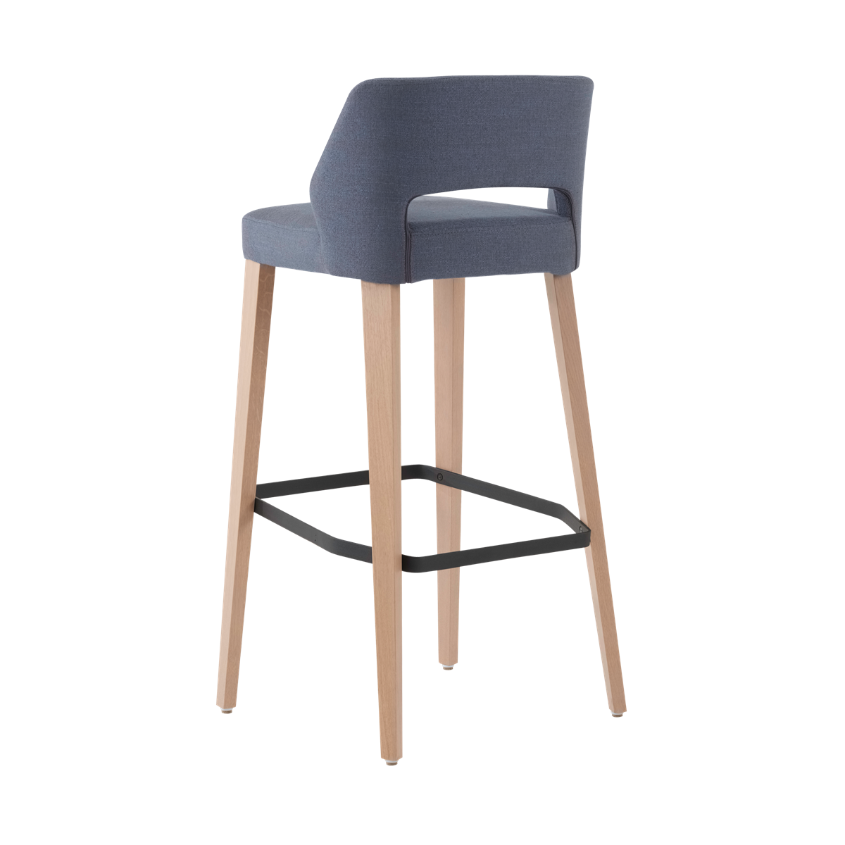 Chaise de bar avec pieds bois