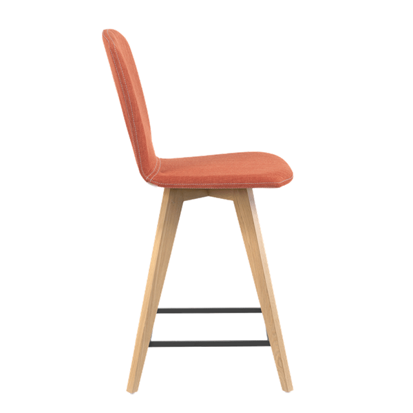 Chaise hauteur plan de travail avec pieds bois