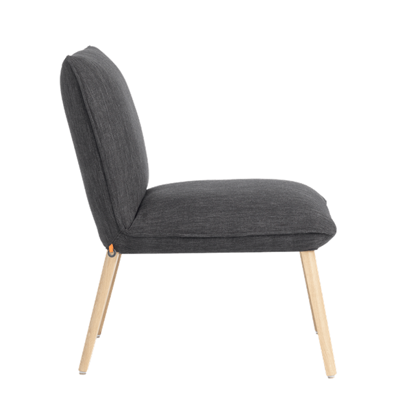 Chaise loungeavec pieds bois