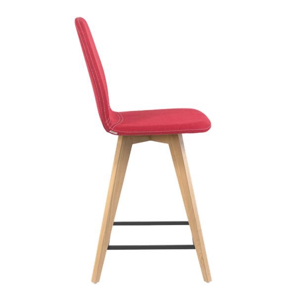 chaise hauteur plan de travailavec pieds métalliques