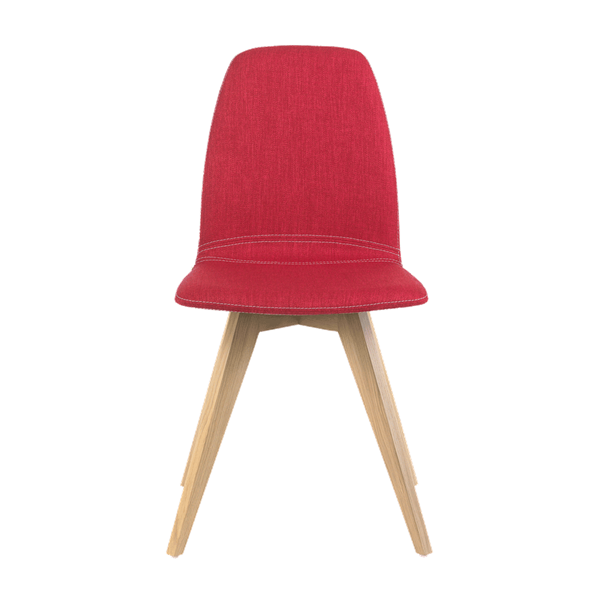Chaise avec pieds bois