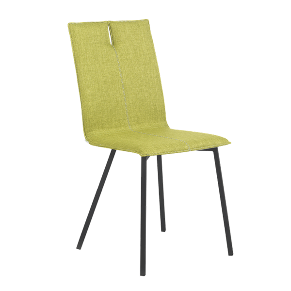 Chaise avec pieds métalliques