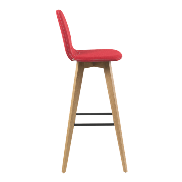 Chaise de bar avec pieds bois