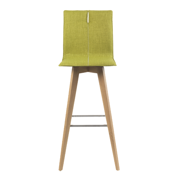 Chaise de bar avec pieds bois