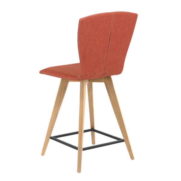 Chaise hauteur plan de travail avec pieds bois