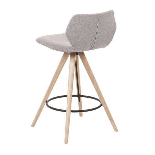 Chaise hauteur plan de travail avec pieds bois