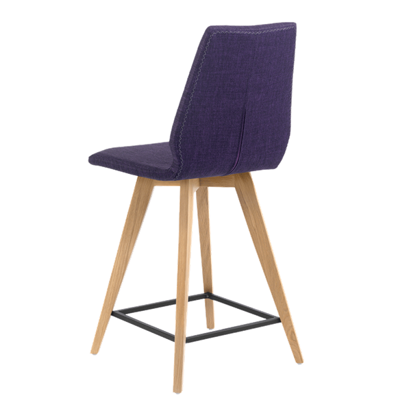 Chaise hauteur plan de travail avec pieds bois