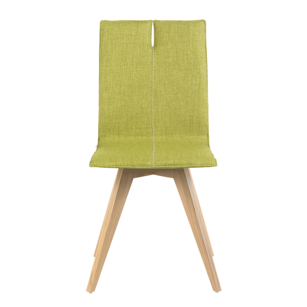 Chaise avec pieds bois