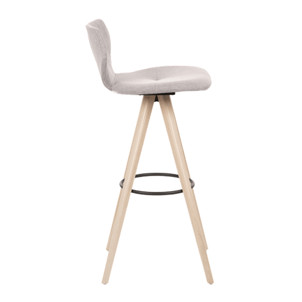 Chaise de bar avec pieds bois