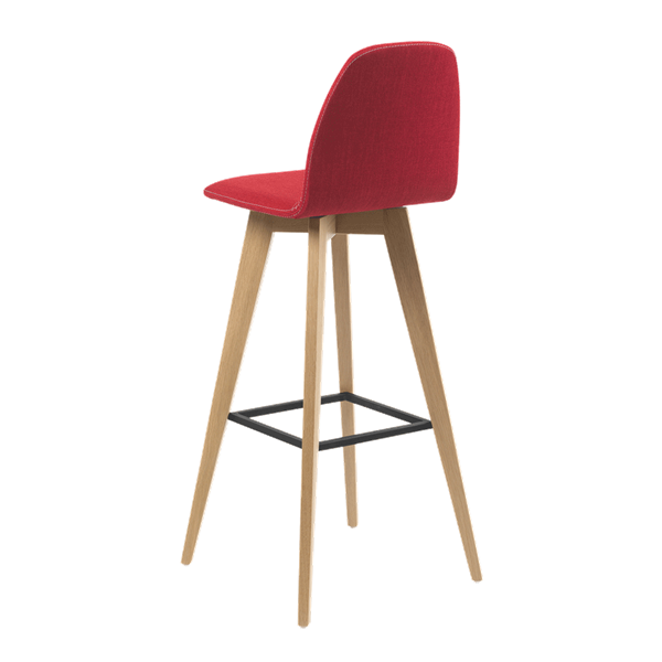 Chaise de bar avec pieds bois