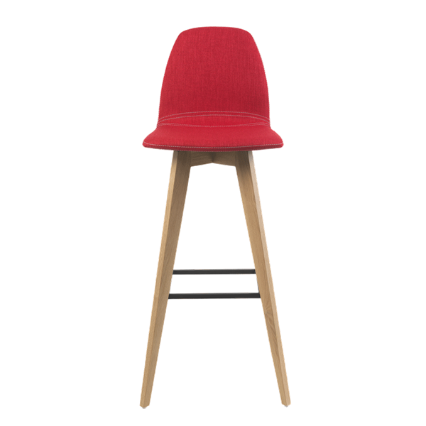 Chaise de bar avec pieds bois