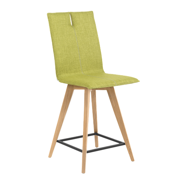 Chaise hauteur plan de travail avec pieds bois