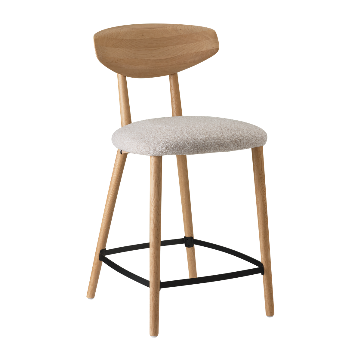 chaise hauteur plan de travailavec pieds bois