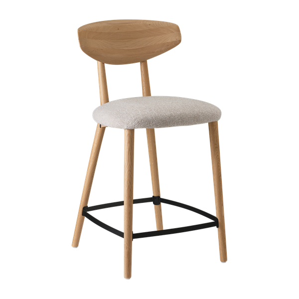 chaise hauteur plan de travailavec pieds bois