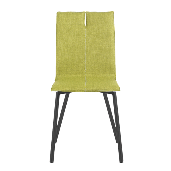 Chaise avec pieds métalliques