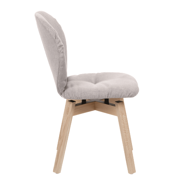 Chaise avec pieds bois