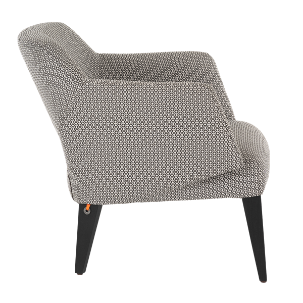 Fauteuil avec pieds bois